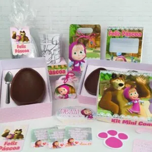 Kit Páscoa Marsha e o Urso - Arquivo Digital 32 Kit Páscoa Marsha e o Urso - Arquivo Digital