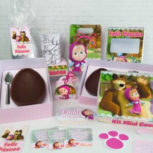 kit pascoa marsha e o urso arquivo digital kit pascoa marsha e o urso