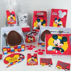 Kit Páscoa Mickey - Arquivo Digital