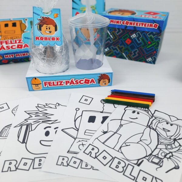 Kit Páscoa Roblox - Arquivo Digital
