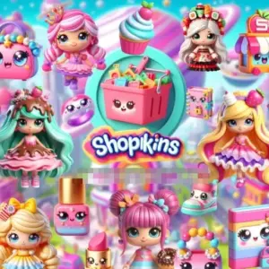 Kit Shopkins Png Design Para Produtos Personalizados