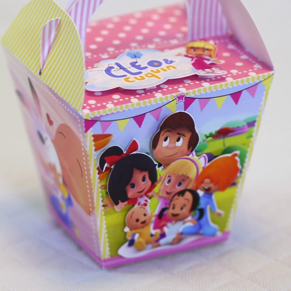 Kit digital Cleo e Cuquin para caixas e embalagens de festa 2 Kit digital Cleo e Cuquin para caixas e embalagens de festa - Imagem 2