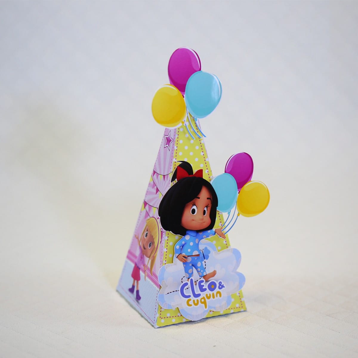Kit digital Cleo e Cuquin para caixas e embalagens de festa 3 Kit digital Cleo e Cuquin para caixas e embalagens de festa - Imagem 3