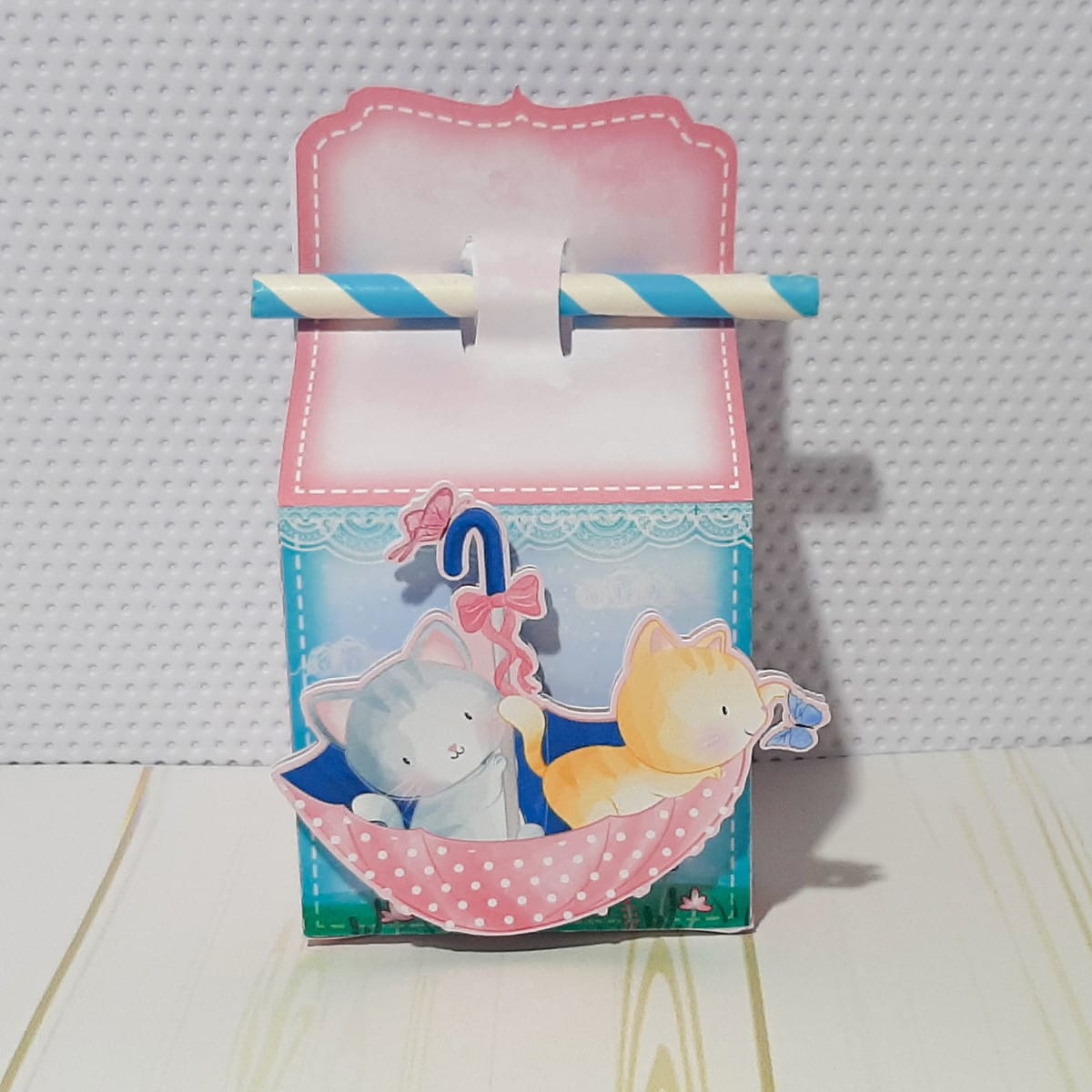 Kit digital festa infantil gatinhos em aquarela delicada 2 Kit digital festa infantil gatinhos em aquarela delicada - Imagem 2