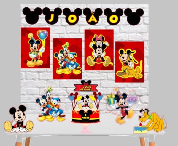Kit Só um Bolinho Mickey - Arquivo Digital