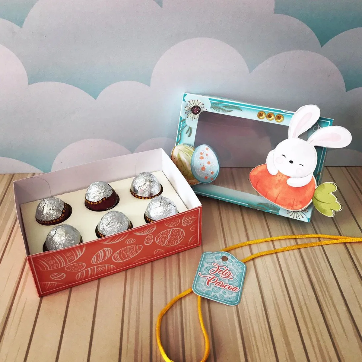 Kit Só Um Bolinho Páscoa - Arquivo Digital 4 Kit Só Um Bolinho Páscoa - Arquivo Digital