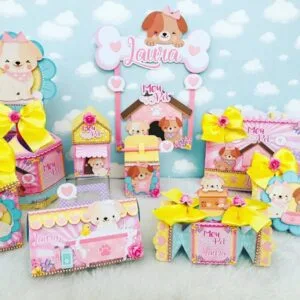 Kit Só um bolinho Pets Menina - Arquivo Digital 23 Kit Só um bolinho Pets Menina - Arquivo Digital