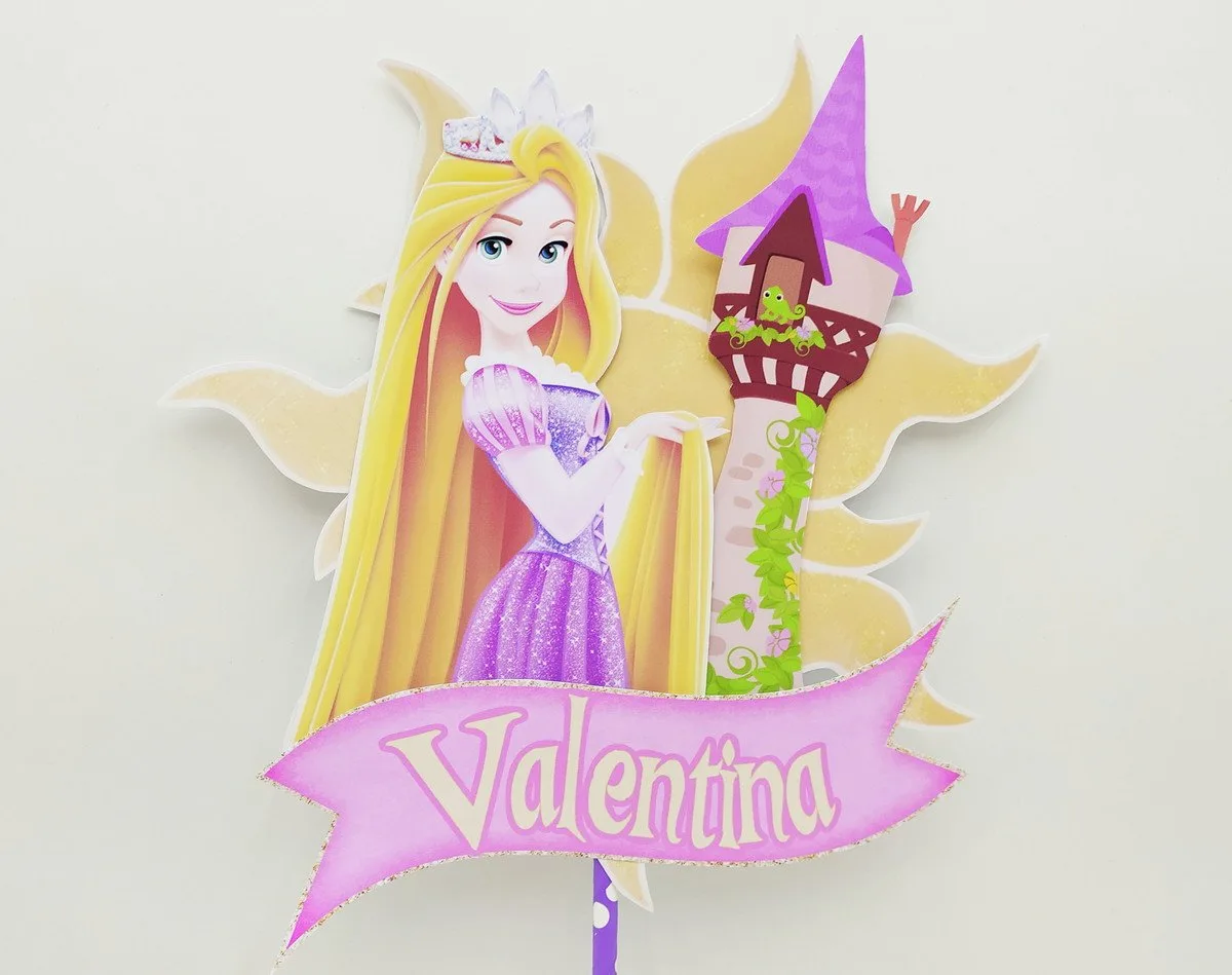 Kit Só um bolinho Rapunzel - Arquivo Digital