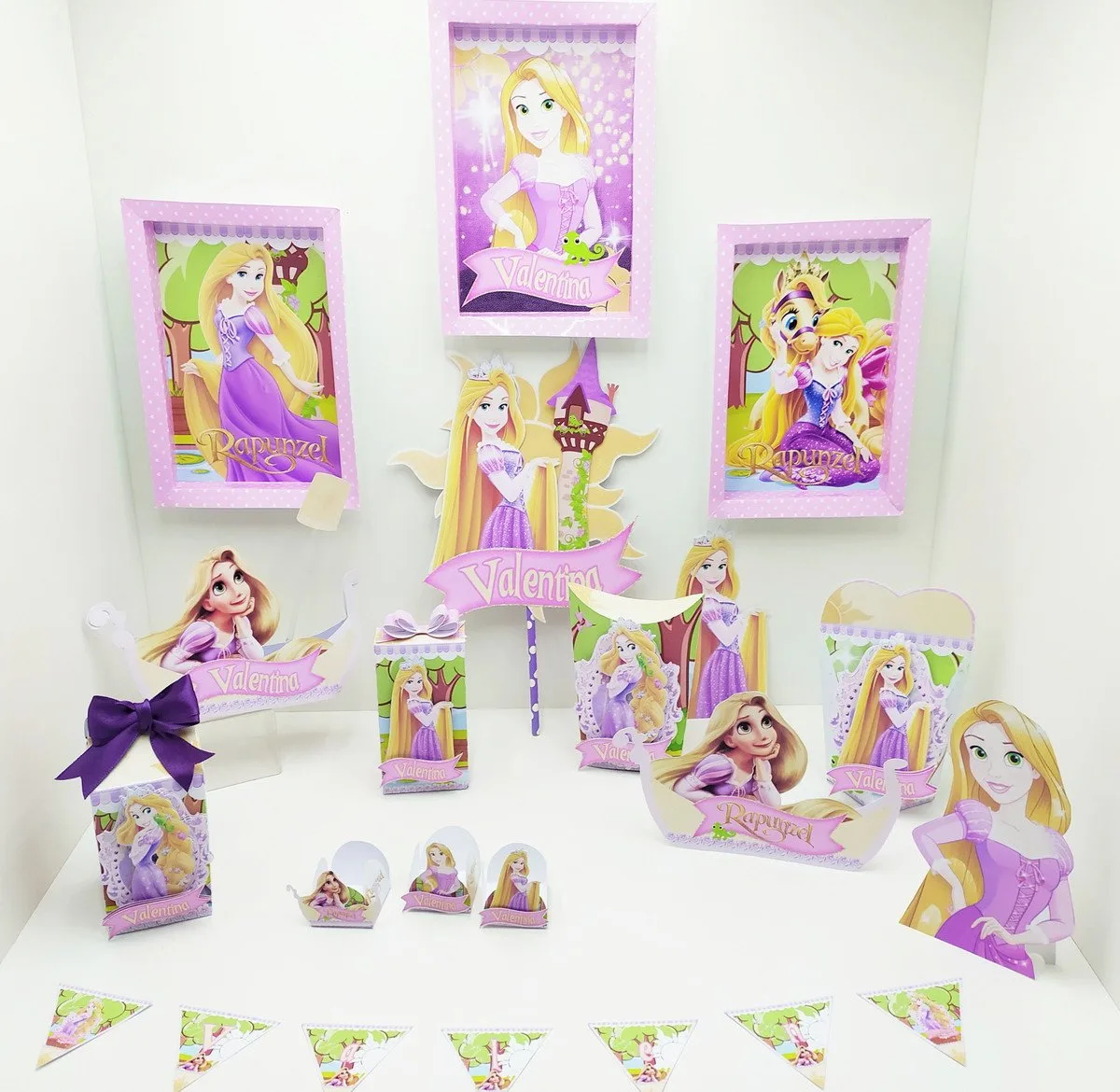 Kit Só um bolinho Rapunzel - Arquivo Digital