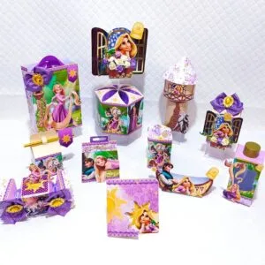 Kit Só um bolinho Rapunzel Enrolados - Arquivo Digital 25 Kit Só um bolinho Rapunzel Enrolados - Arquivo Digital