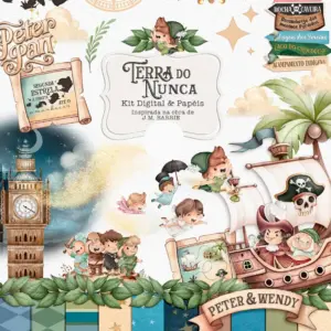 Kit Terra Do Nunca Png Para Scrapbook E Personalizados Criativos 2