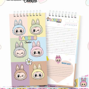 Kit Digital Labubu Checklist com 10 Capas PNG PDF e Studio 3 labubu checklist arquivo digital png pdf e studio