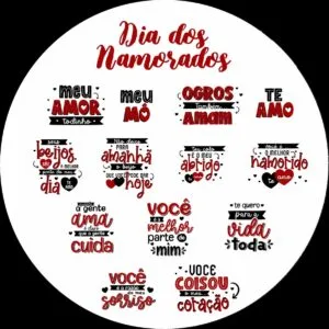 Lettering Dia dos Namorados - Arquivo Digital 28 Lettering Dia dos Namorados - Arquivo Digital