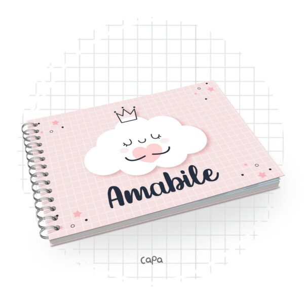 Livro de Assinaturas Nuvem Menina - Arquivo Digital