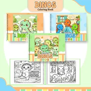 Livro de Colorir Dino Menino - Arquivo Digital 39 Livro de Colorir Dino Menino - Arquivo Digital