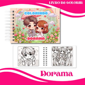 Colorindo Book Doramas Cute Arquivo Digital 2