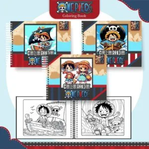 Livro de Colorir One Piece - Arquivo Digital