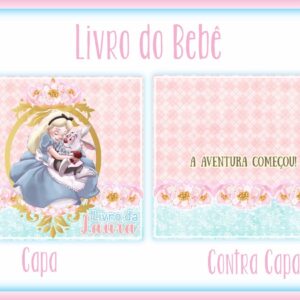 Livro do bebê Alice no Pais das Maravilhas - Arquivo Digital