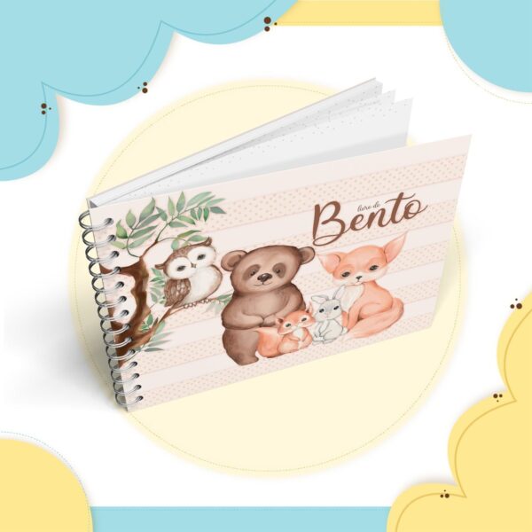 Livro do bebê Animais Menino - Arquivo Digital