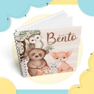 Livro do bebê Animais Menino - Arquivo Digital