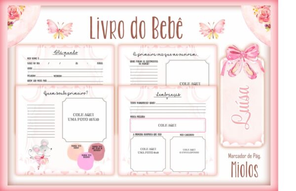 Livro do Bebê Bailarina - Arquivo Digital