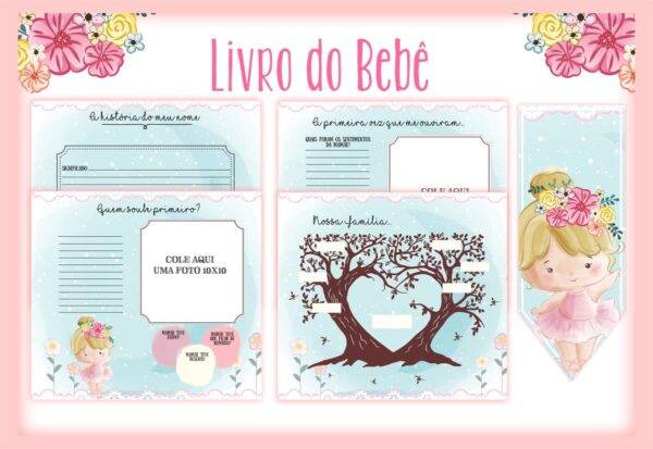 Livro do Bebê Bailarina II - Arquivo Digital