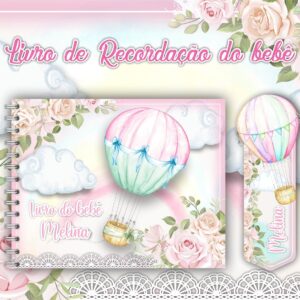 Livro do Bebê Balão Rosa - Arquivo Digital