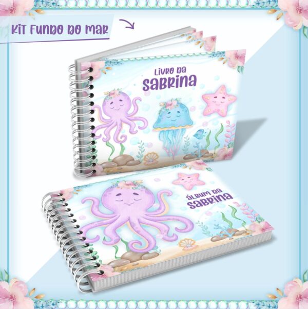 Livro Do Bebê Bichinhos No Mar - Arquivo Digital