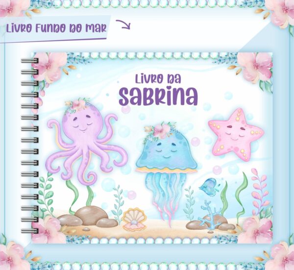 Livro Do Bebê Bichinhos No Mar - Arquivo Digital