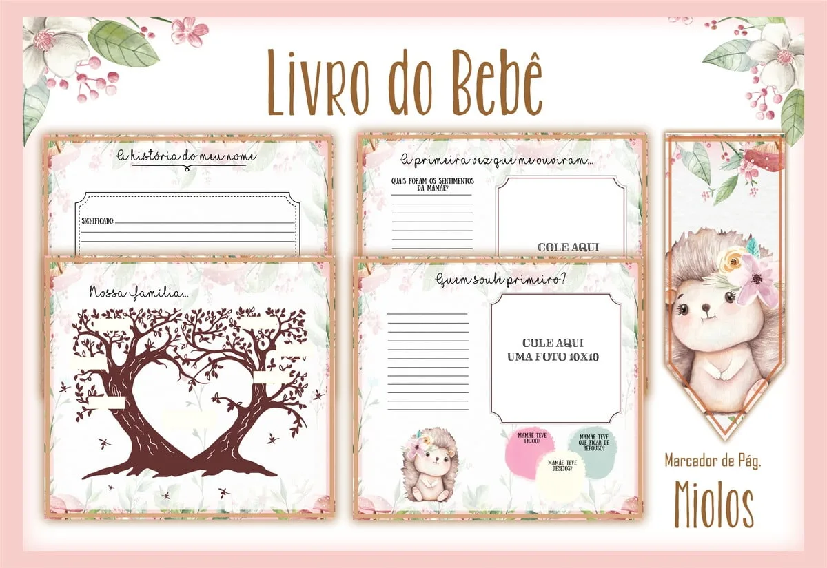 Livro do Bebê Bosque Encantado - Arquivo Digital