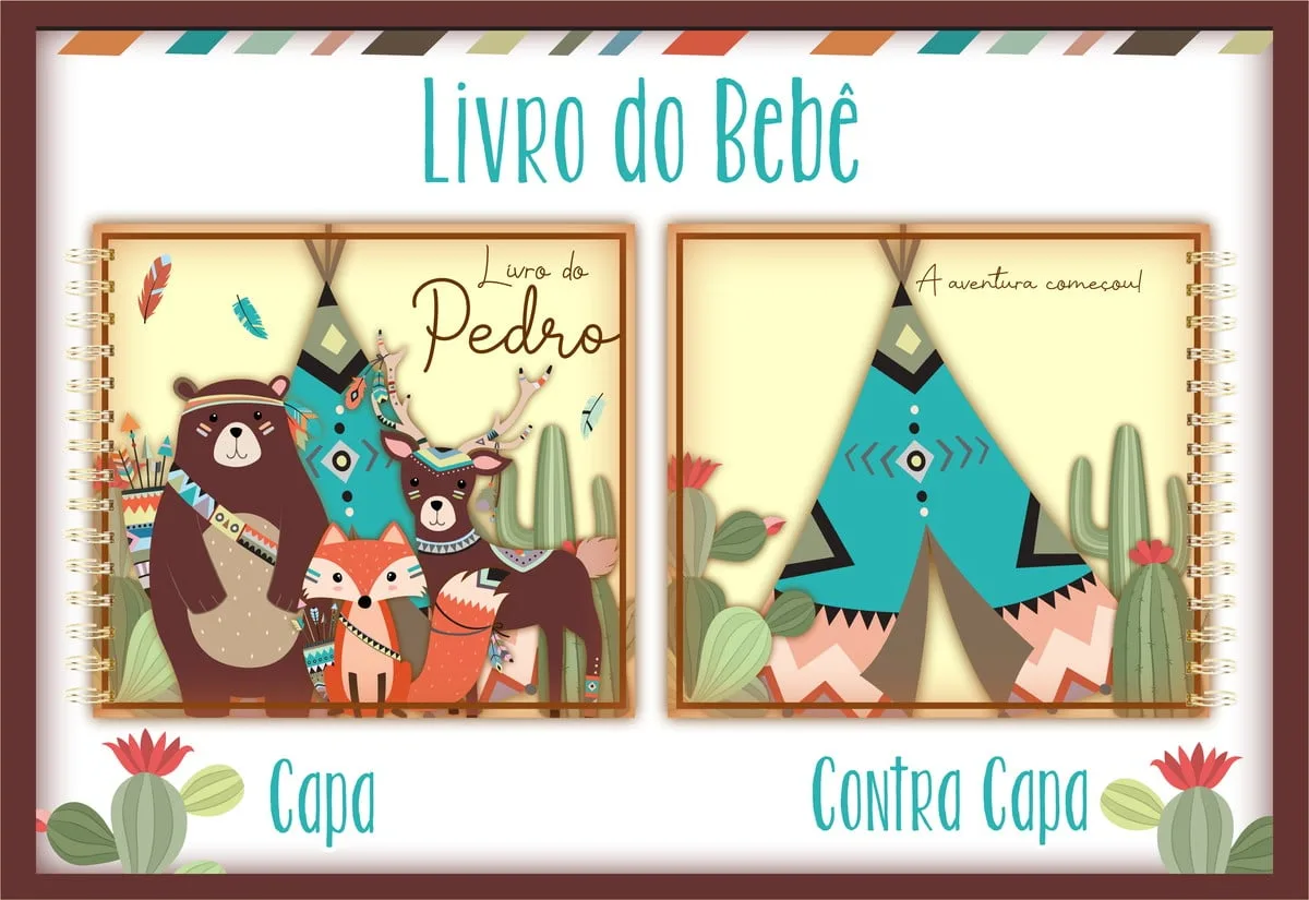 Livro do Bebê Bosque Menino I - Arquivo Digital