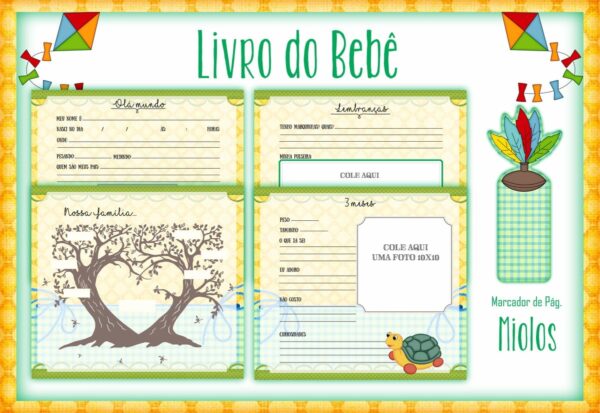 Livro do Bebê Brinquedos - Arquivo Digital