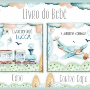 Livro do Bebê Brinquedos Vintage I - Arquivo Digital