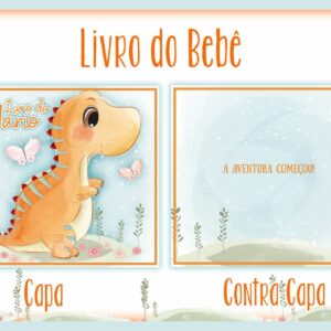 Livro do Bebê Dino Laranja - Arquivo Digital