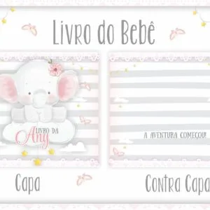 Livro do Bebê Elefantinha Baby I - Arquivo Digital