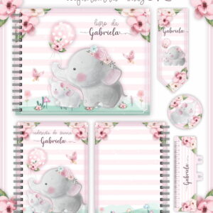 livro do bebe elefantinha caderneta de vacina arq digital