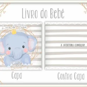 Livro do Bebê Elefantinho Baby - Arquivo Digital