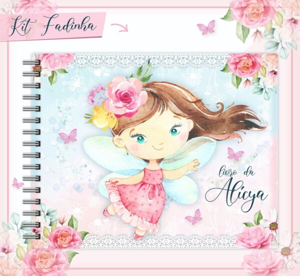 Livro Do Bebê Fadinha Menina - Arquivo Digital