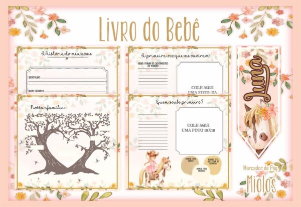 Livro do Bebê Fazendeira - Arquivo Digital