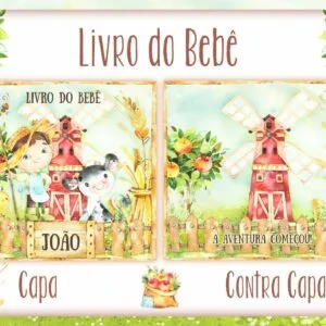 Livro do Bebê Fazendinha Menino I - Arquivo Digital 7 Livro do Bebê Fazendinha Menino I - Arquivo Digital