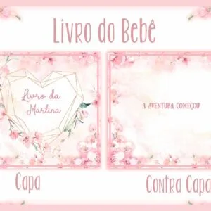 Livro do Bebê Floral II - Arquivo Digital