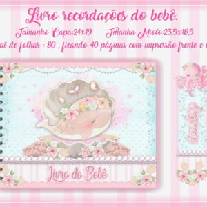 Livro do Bebê Fundo do Mar Rosa - Arquivo Digital
