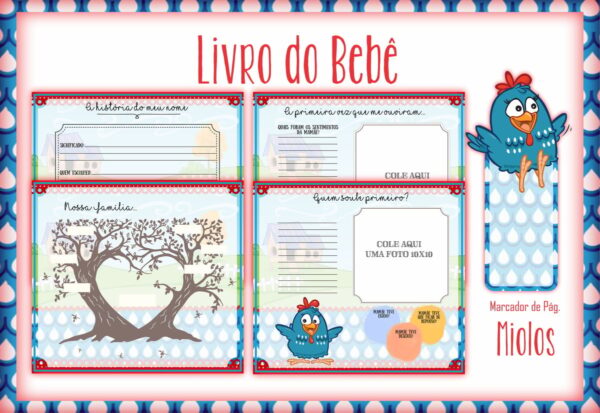 Livro do Bebê Galinha Pintadinha - Arquivo Digital