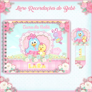 Livro do Bebê Galinha Pintadinha Rosa - Arquivo Digital