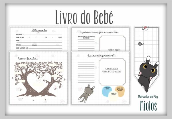 Livro do Bebê Gatinhos - Arquivo Digital