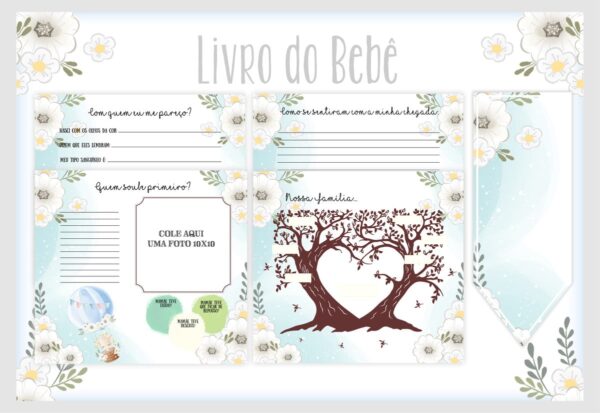 Livro do Bebê Girafinha Baloeira - Arquivo Digital