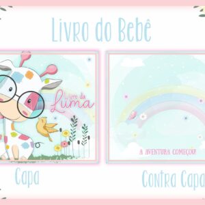 Livro do Bebê Girafinha Colorida - Arquivo Digital