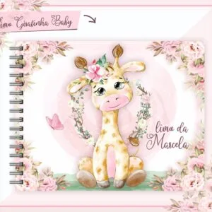 Livro Do Bebe Girafinha Menina Arquivo Digital 3