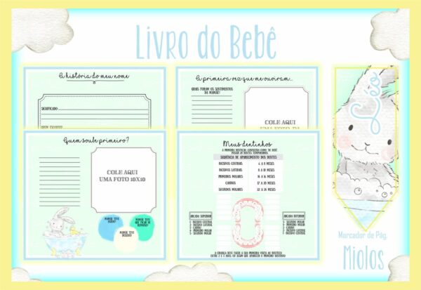 Livro do Bebê Hora do Banho - Arquivo Digital
