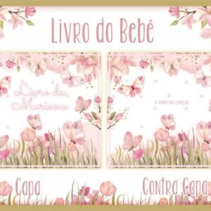 Livro do Bebê Jardim das Borboletas - Arquivo Digital
